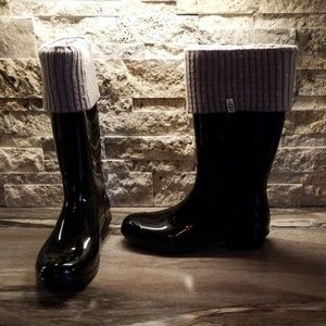 UGG Rain Boots and Rain Boot Socks.
